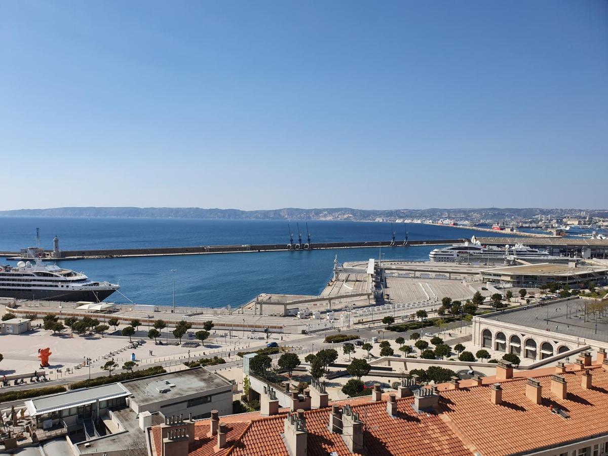 Vieux-Port, Panier, Magnifique Studio Avec Vue Sur Mer Marseille Exteriör bild